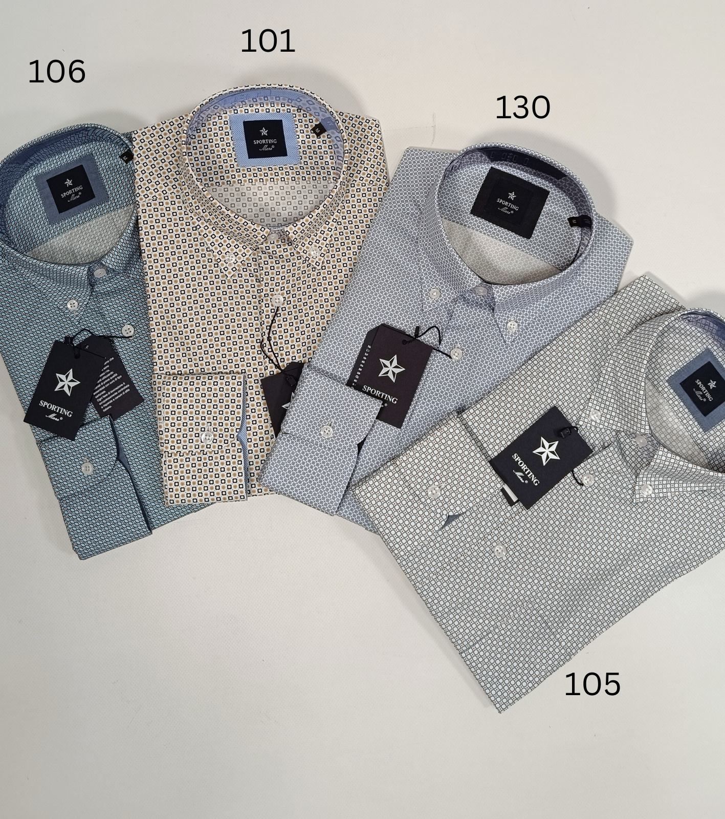 CAMICIA UOMO M/L PONZA284E Tellini S.r.l. Ingrosso Abbigliamento